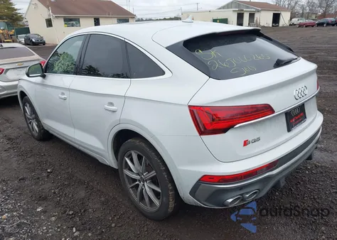 2022 Audi Sq5 Sportback Premium Tfsi Quattro Tiptronic из США, поврежденный, VIN WA114AFY9N2108229